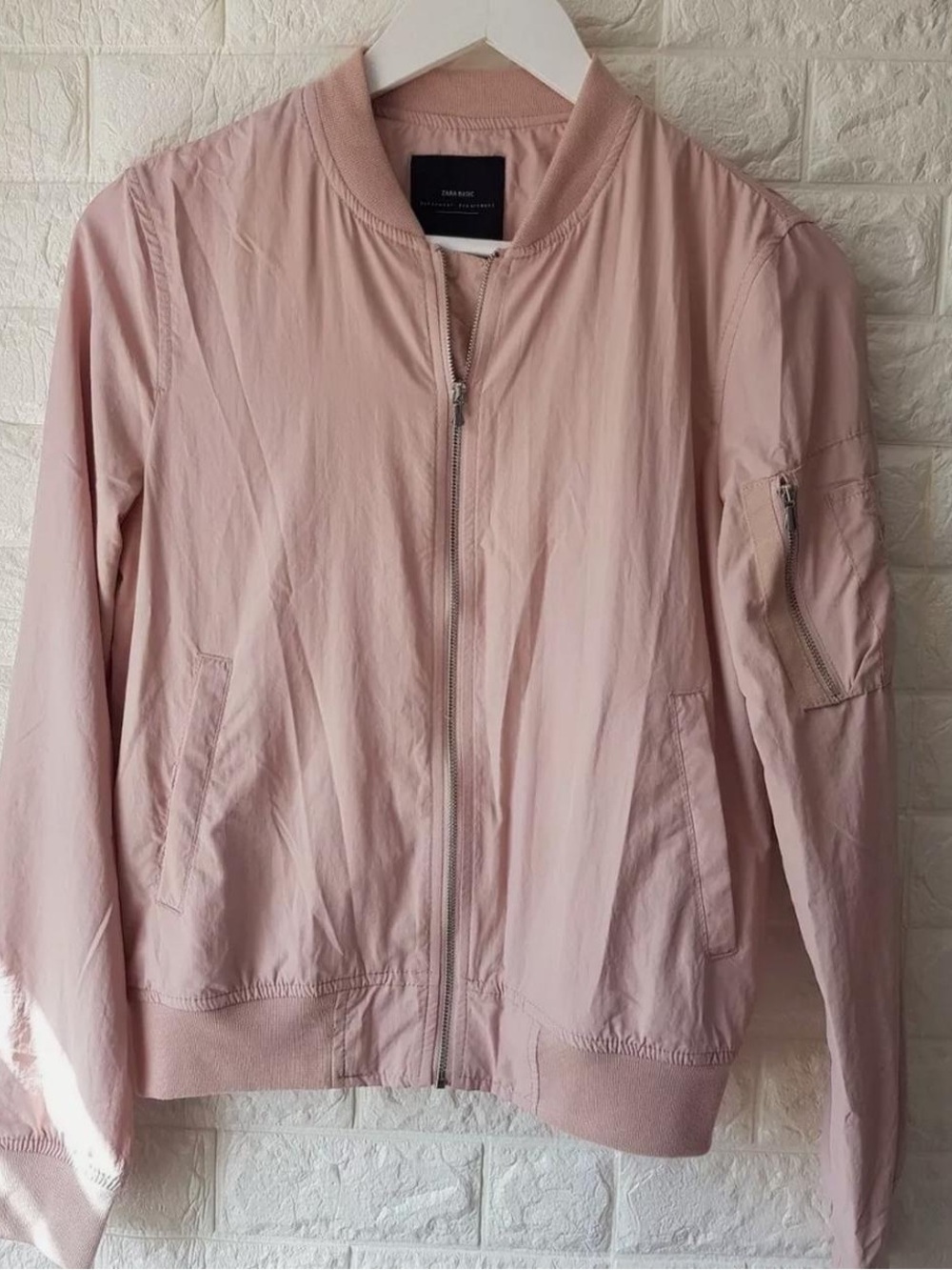 Zara Basic light bomber jacket
